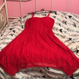 no boundaries red dress
